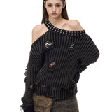 Off-Shoulder Knit