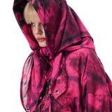 PINKSPINK Y2K Punk Bleached Plaid Graphic Bandana