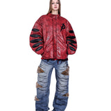 Distressed Moto Jacket