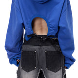 Flap Denim Pants