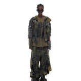 Camouflage Torn Jacket