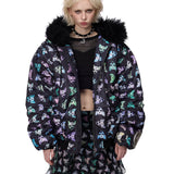 Alien Cat Midi Skirt