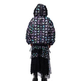 Alien Cat Midi Skirt
