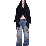 Reversible Fur Cardigan