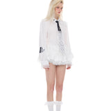 Lace Puff Shirt