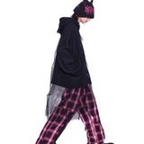 Torn Mesh Hoodie