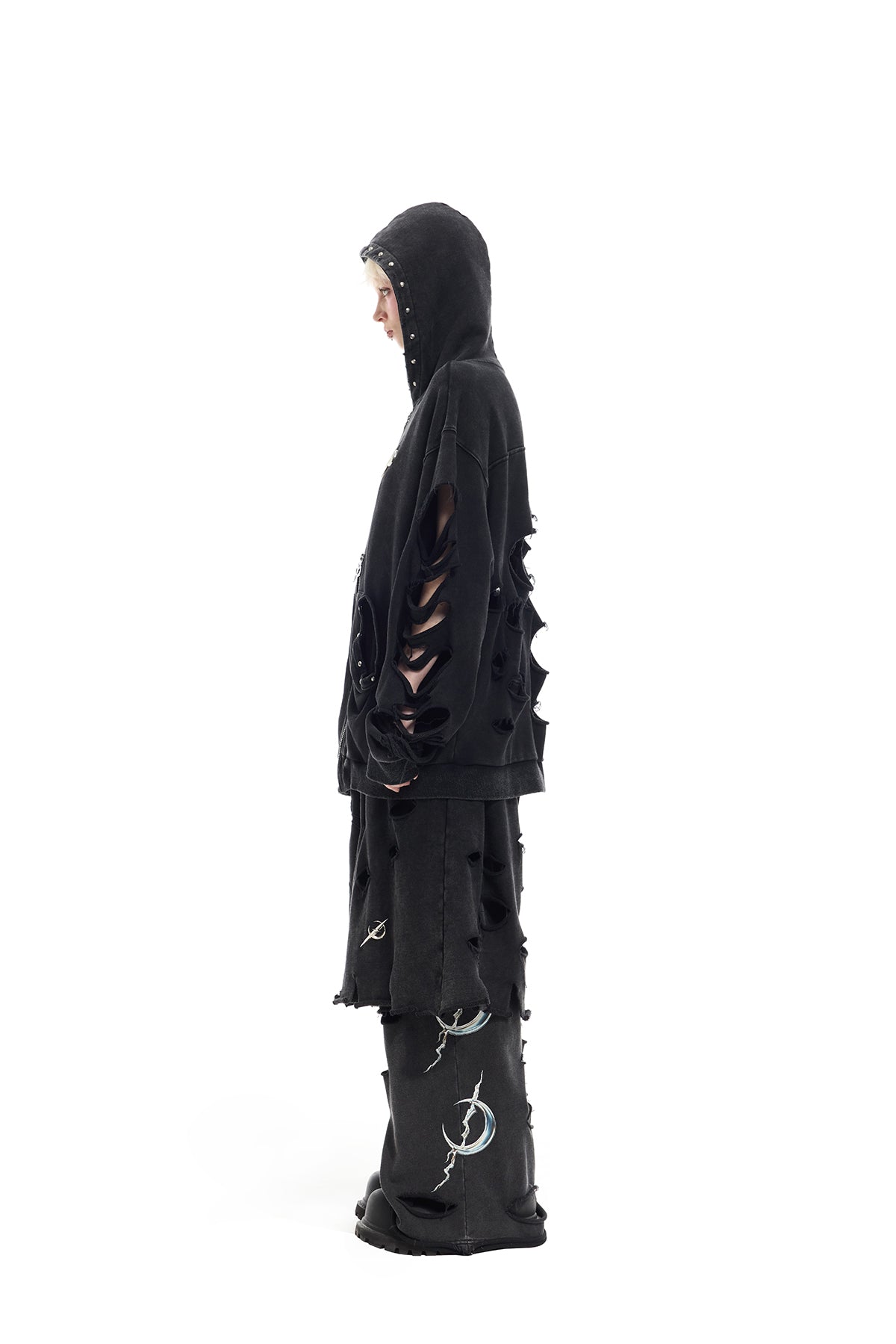 PINKSPINK❤️Y2K Hooded Bottom Hoodies – PINKSPINK